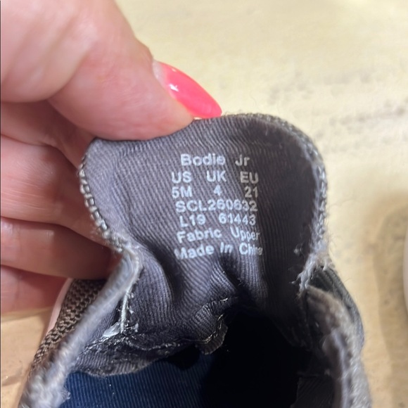 Sperry Gray and White Sneakers with Mesh Upper - Picture 2 of 6